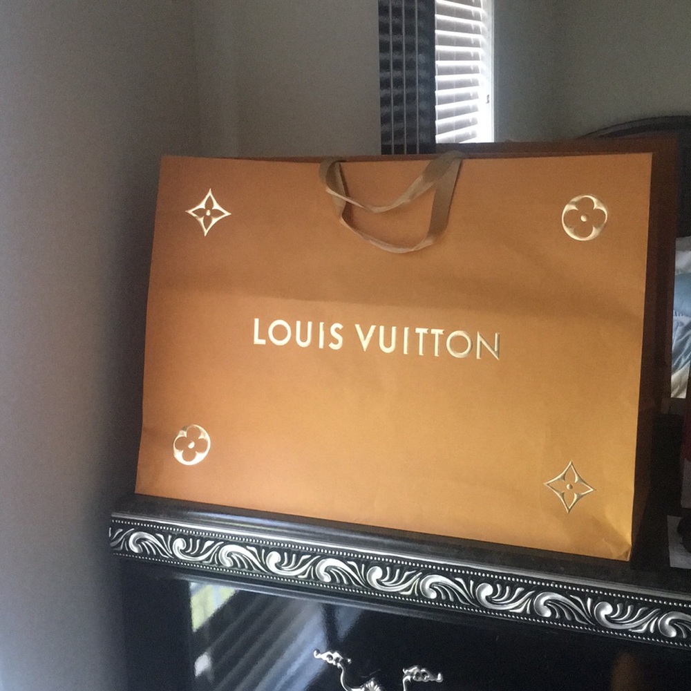 HUGE Louis Vuitton shopping bag